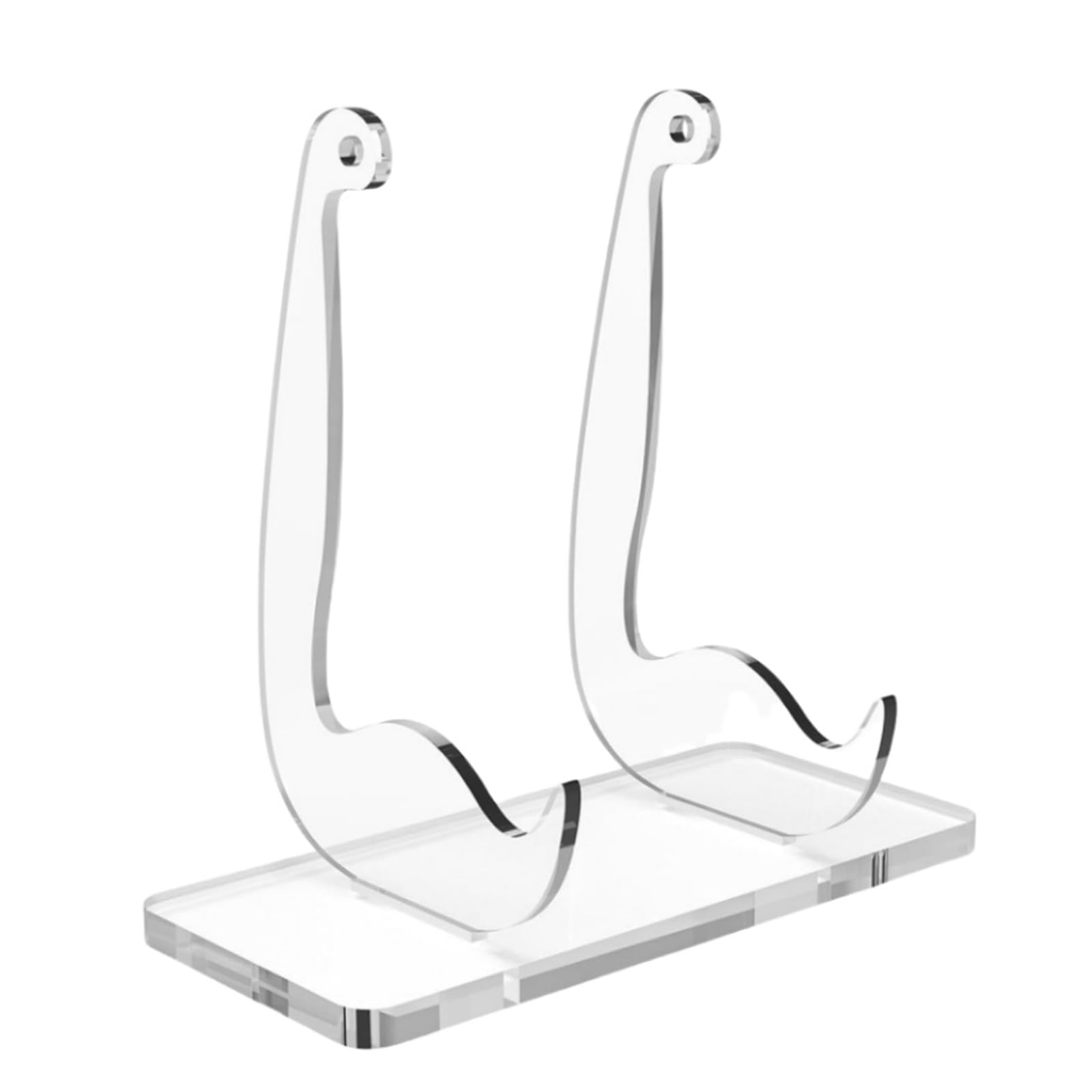 CRFFZ Plates Holder Easel Display Stand, Plate Stands for Display Tabletop Picture Stand Easels for Displays Pictures Book Acrylic Plate