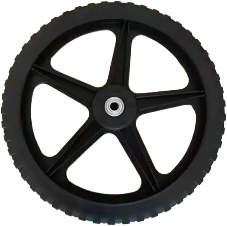 14 Inch Wheel Tire Bearing Assembly 355mm For Walk Behind Lawn Mowers Rubber Plastic PP PVC