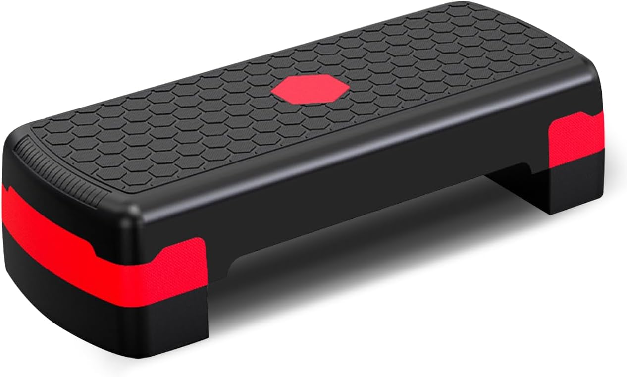 Alpen Aerobic Exercise Step Platform, Adjustable Height 2 Level, Non