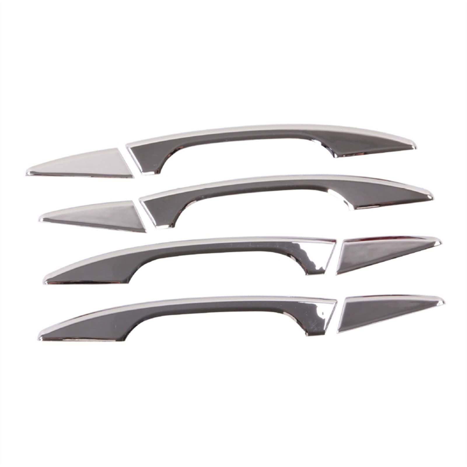 Rinkteea One Color Exterior Car Door Handle For Acura Tlx 2016-2020 Car Abs Chrome Exterior Door Handle Cover Molding Trims