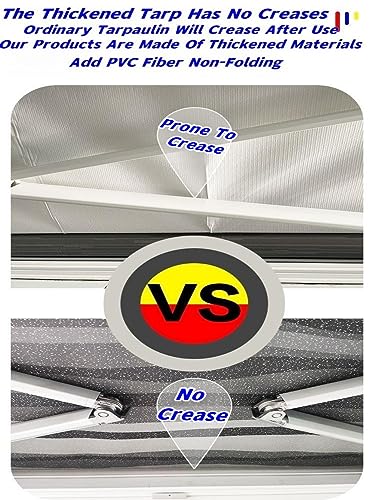 Auvent modulaire rétractable noir haut de gamme pour grande 5e roue - 7
