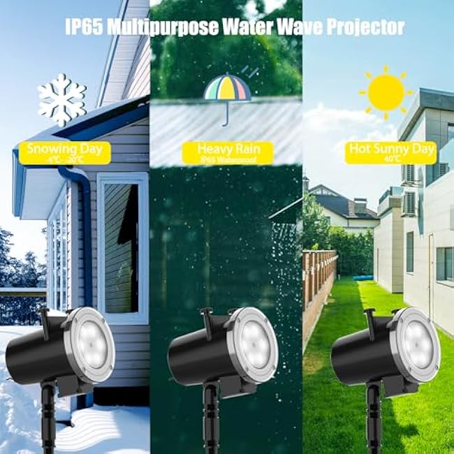 WFOJOO Holiday Projector Lights Led Christmas Projector Light