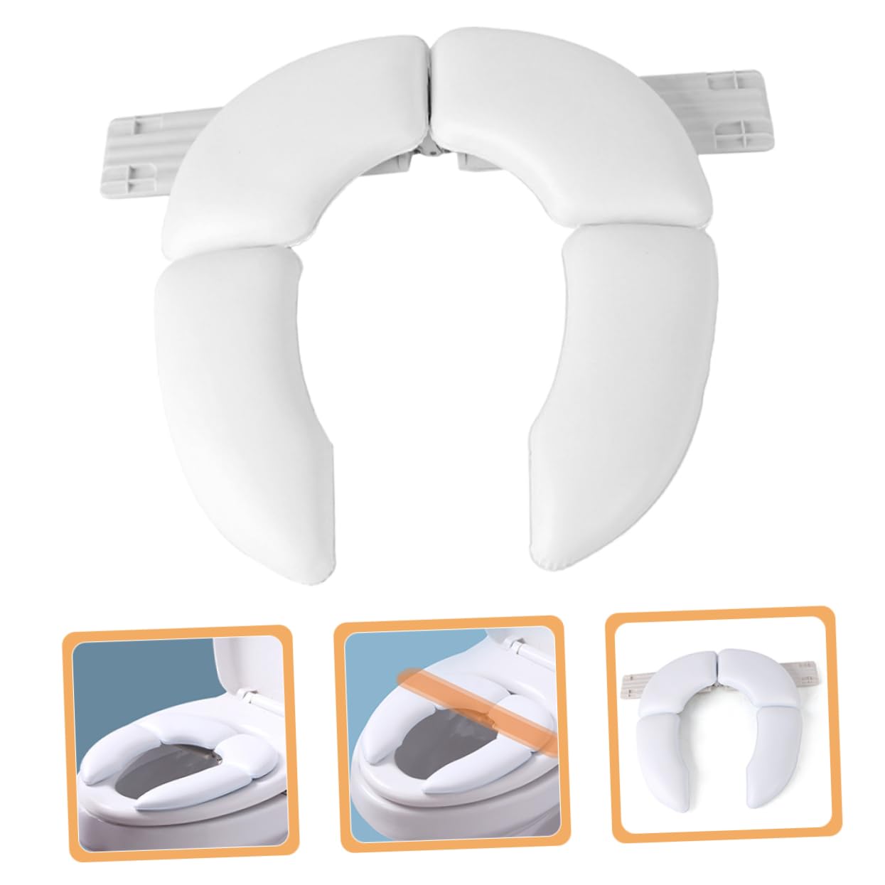 SUPVOX Boys Potty Training Toilet Padded Toilet Seat for Toddlers Round Boys and Girls Seat Cover