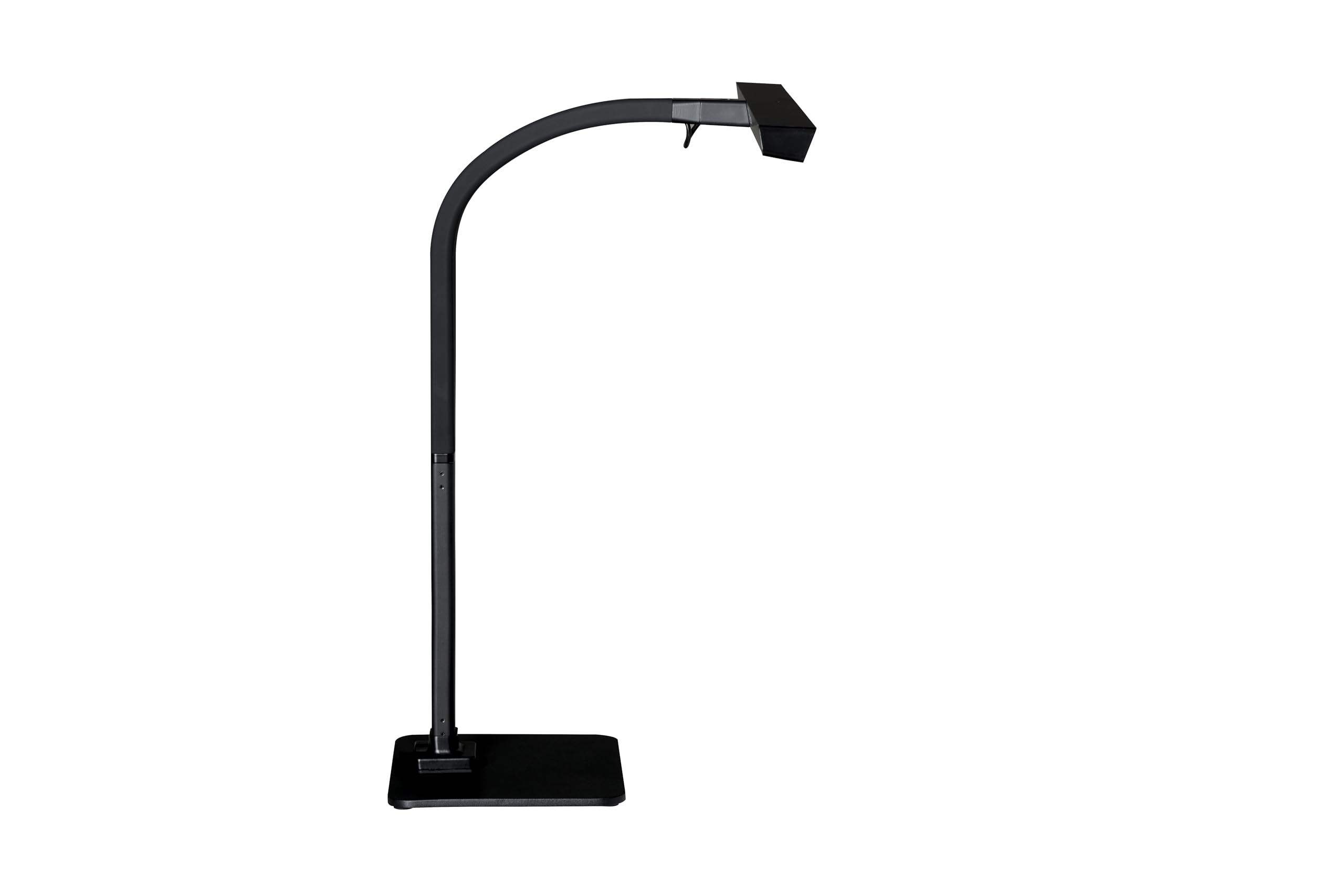 Alco-Albert - LED Bildschirmlampe 60 cm schwarz | Monitorlampe mit Standfuß, 5 Helligkeitsstufen, 4 Farbtemperaturen, Lichtsensor und Timer