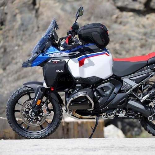 Alforjas para BMW R 1300 GS Adventure 2024+ Nylon rígido con bolsas de radiador | Bolsa de almacenamiento frontal de marco, capacidad 8 litros, resistente a golpes, al desgaste y al agua miniatura 2