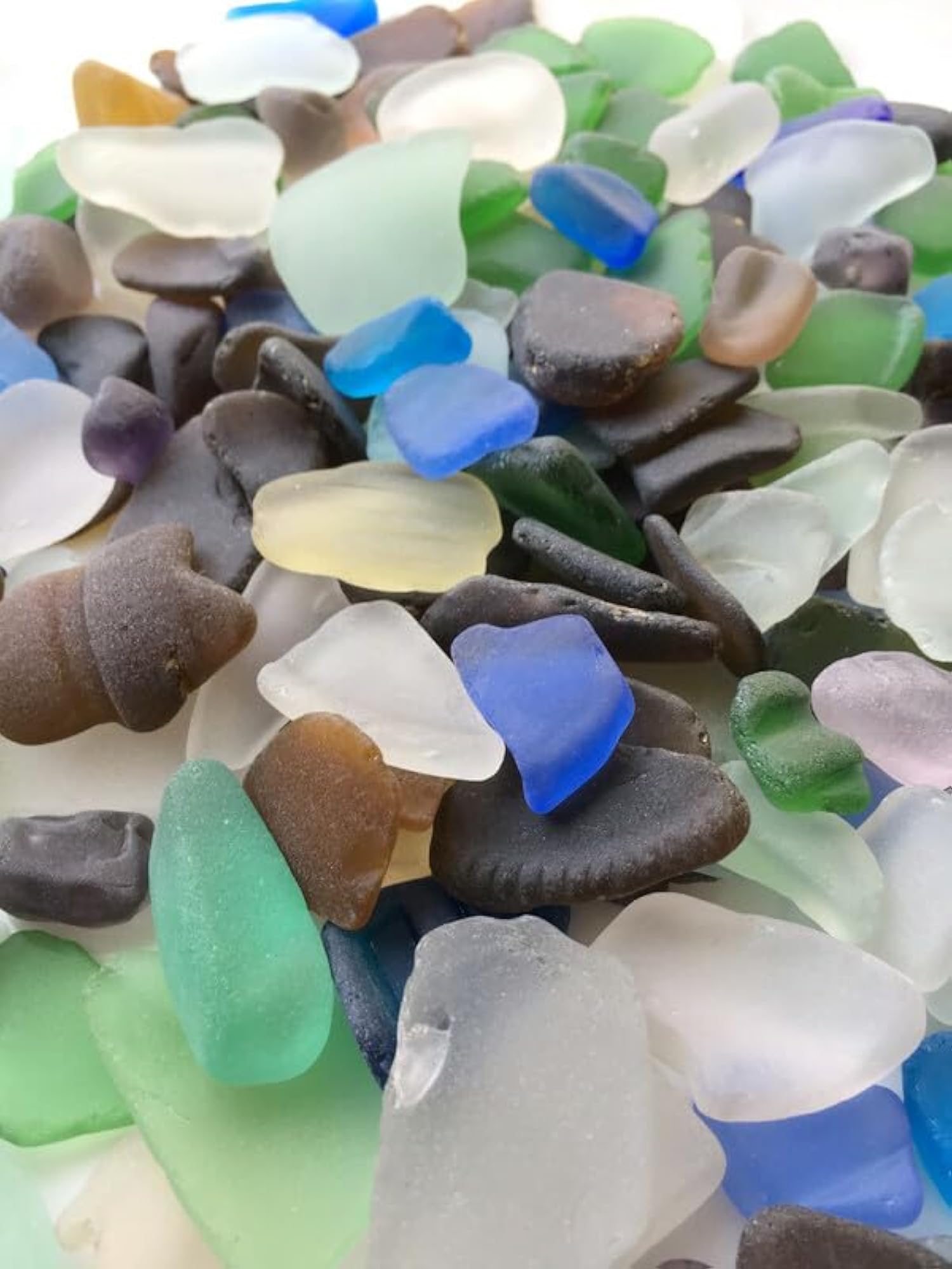Mixed Size Sea Glass for Crafting and Decor