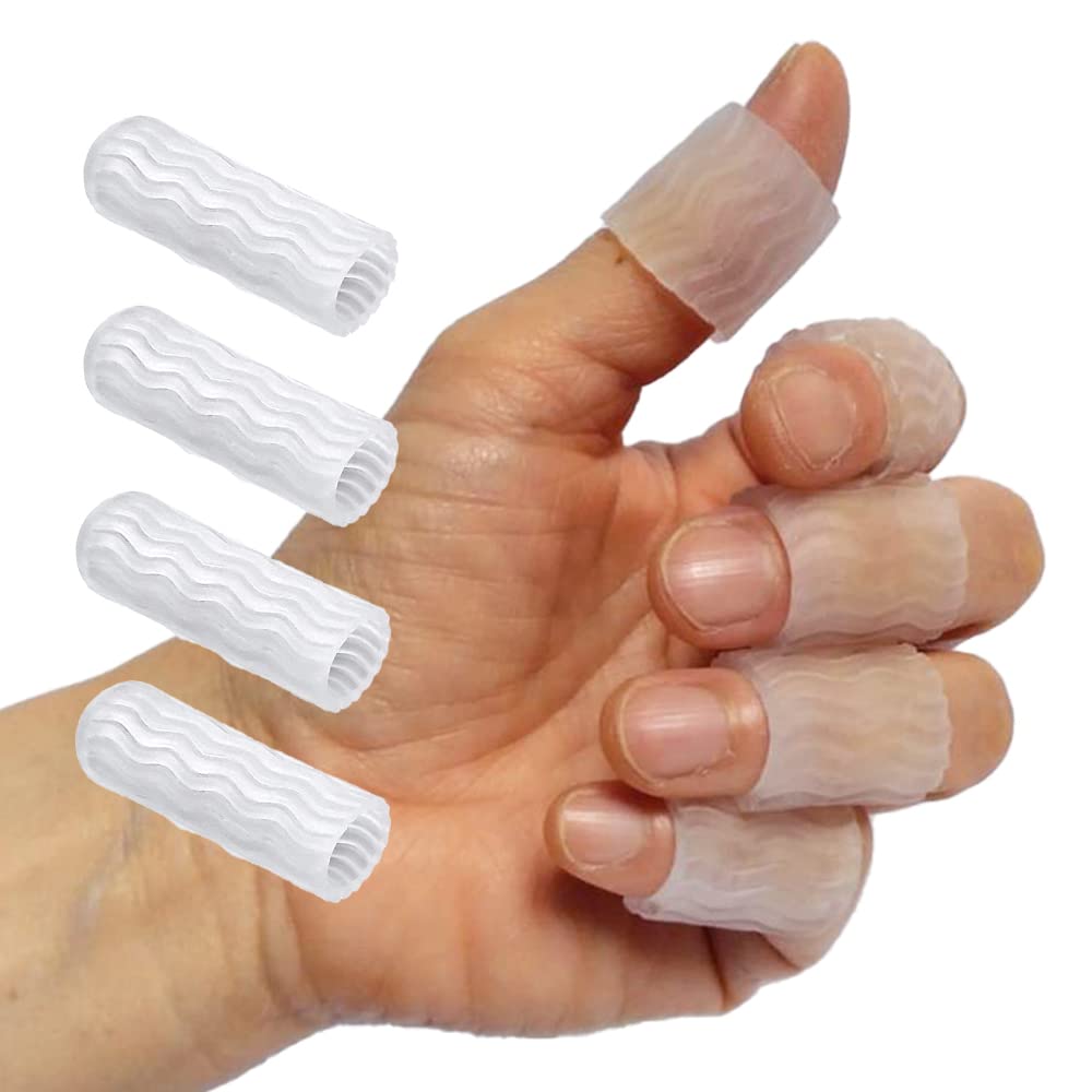 シリコン製指用サポーター 2個セット 指サポーター 2個セット 足指 親指 保護 シリコンサック 指