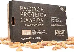 Paçoca Proteica Caseira - Endurance (13g de proteína)