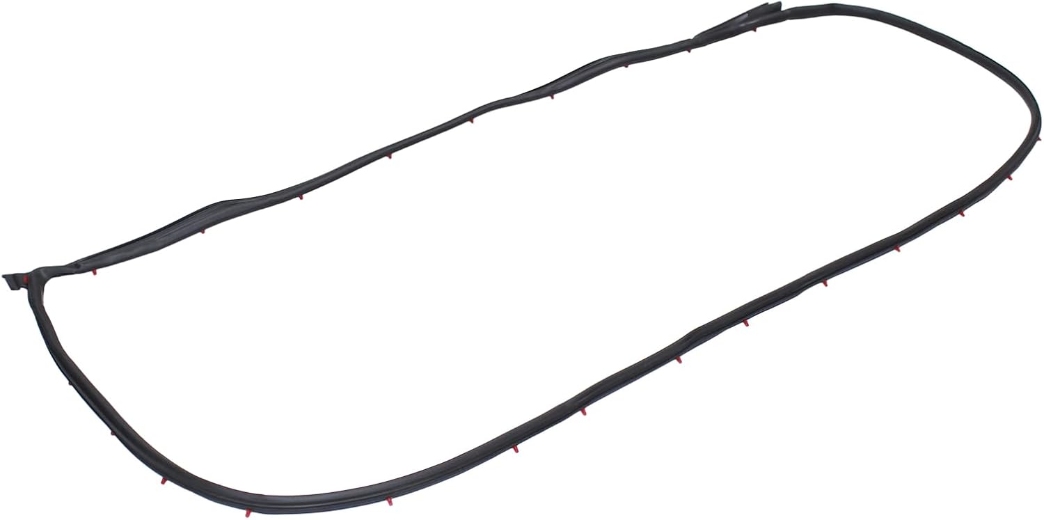 ApplianPar Front Driver and Passenger Side Door Seal Rubber Gasket Weatherstrip for Honda Accord 2003-2007