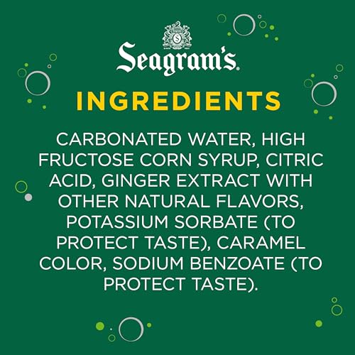 Image of Seagrams Ginger Soda Soft Drinks, 16.9 fl oz, 12 Pack