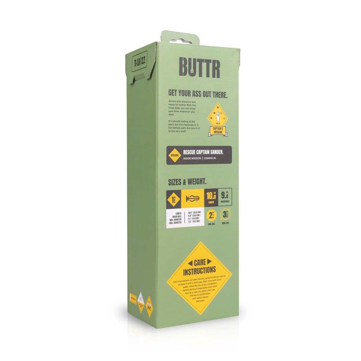 Buttr Tactical I Dildo - 900 Gr
