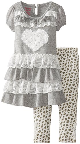 Nannette Little Girls' Two-Piece Tunic and Legging Set