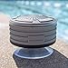 Johns Avenue Bluetooth Shower Speaker 5.0 - Waterproof - Wirelessly Pairs with All Your Devices - with White Gift Box - DL-FL2T-57RS [Black]