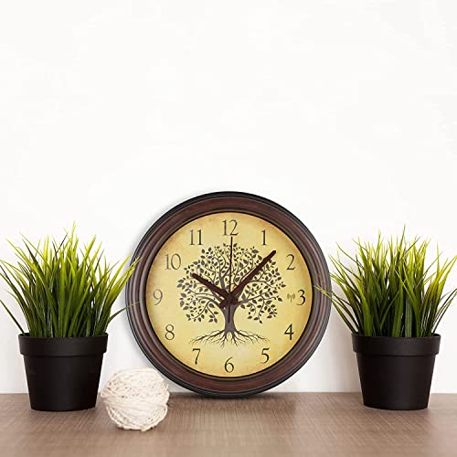 FISHTEC Orologio da parete con albero della vita