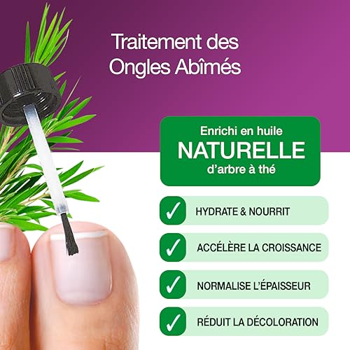 Soins ongles pieds mains EMTRIX 10ml régénération intense - 2