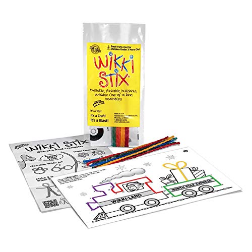 Wikkistix 50 Fun Paks With 8 Wikki Stix And A Christmas Themed Activity Sheet Per Pak, Made In The Usa! #TOP6