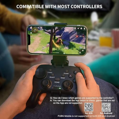 Controlador inalámbrico Bluetooth arVin compatible con Samsung Galaxy S24 y Android 2