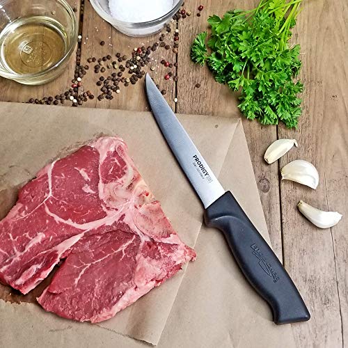 Ergo Chef Prodigy Series 6-Inch Wide Boning Knife - High Carbon Stainless Steel Semi-Stiff Blade – Ergonomic Non-Slip Handle #TOP1