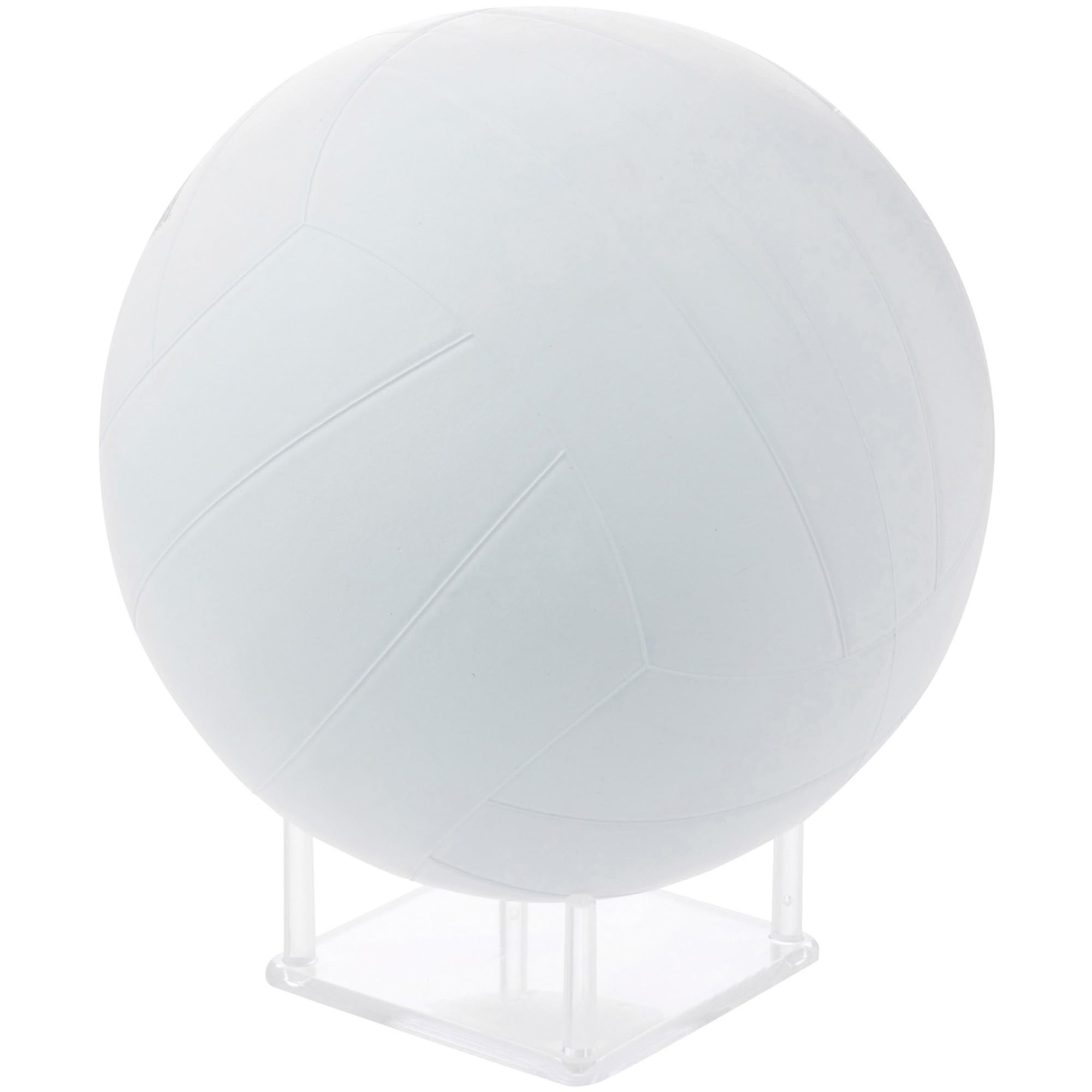 Plymor Clear Acrylic Square Base with 4 Display Prongs for Geode, Mineral or Crystal Cluster, 1.625