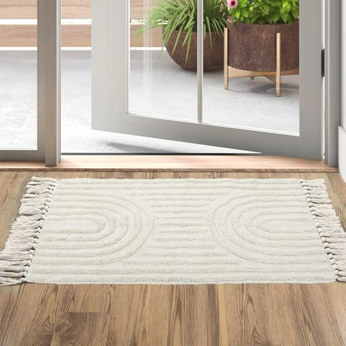 Tapis d'entrée en coton pour protéger les sols avec style - 3