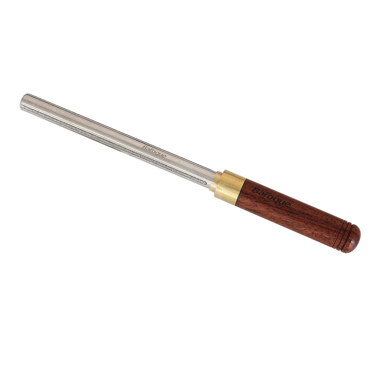 Co-link 3 in 1 Guitar Fret Crowning Dressing File with Wood Handle Narrow/Medium/Wide 3 Edges Guitar Repairing Fret File Luthier Tool