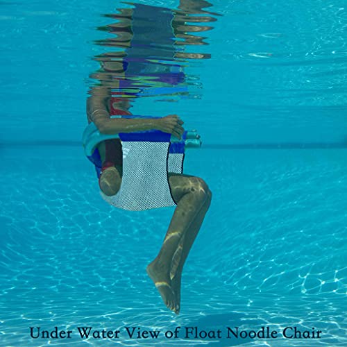 ALLADINBOX 2 Pack Pool Noodle Sling Mesh Chair for Swimming Pool