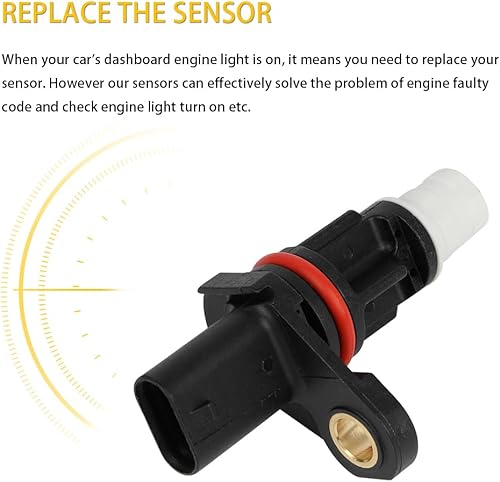 Miniatura 100 de OCPTY Sensor de posición del cigüeñal del motor (CPS) se adapta a 2006-2014 para Hyundai Sonata, 2010-2013 para Hyundai Tucson, 2010-2013 para Kia