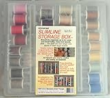 Sulky 42 of the Newest 30 wt. Cotton Blendable All New Colors in Slimline Storage Box 886-13
