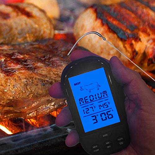 Sem fio Termômetro Termômetro Digital de Cozinhar Carne Termômetro de Carne Bife PARA CHURRASCO Temp