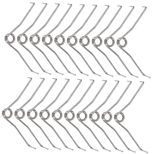 WEKADRIN 20pcs Pruning Shears Springs Left Right Bent Design for Easy Maneuverability Replacement Parts for