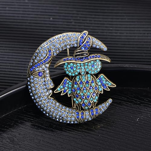 Image of Animal Brooch for Men Vintage Metal Wildlife Lapel Pin Suit Jacket Badge Fashion Accessories for Men