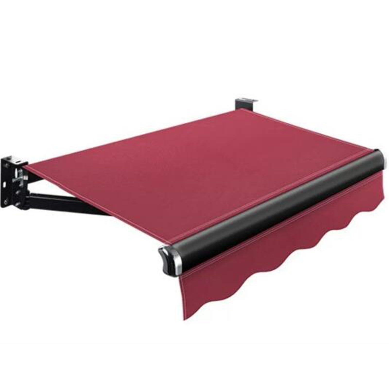Tissu de remplacement pour auvent extérieur rouge toile store banne anti UV