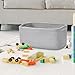 ABenkle Storage Baskets for Organizing, Small Woven Rope Baskets for Shelves Closet, Cute Cube Toy Baskets Storage Organizer Bins, Decorative Baby Gift Baskets, 14.2''×8.7''×7.1”