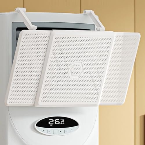 Deflector de aire acondicionado para regular la salida de aire en el baño y hogar 3