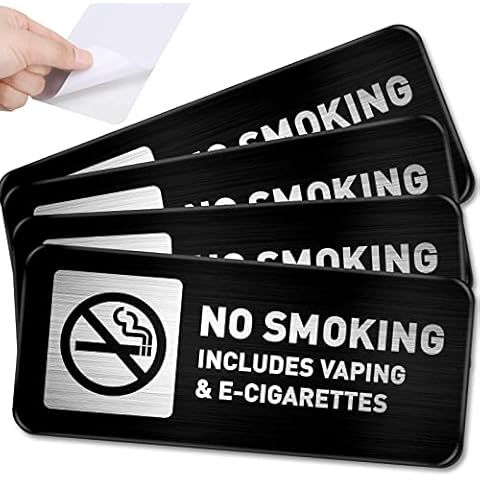 Oudain 4 Pcs No Smoking Sign Cover