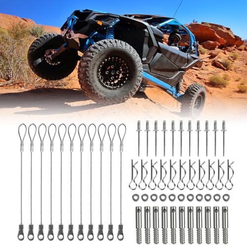 Image of Clutch Cover Pin Kit for X3, PSLER Quick Release Belt Cover Tool Clutch Cover Gasket Kit Compatible with Maverick X3 2017 2018 2019 2020 2021 2022 2023 2024 2025 Replace#715005045