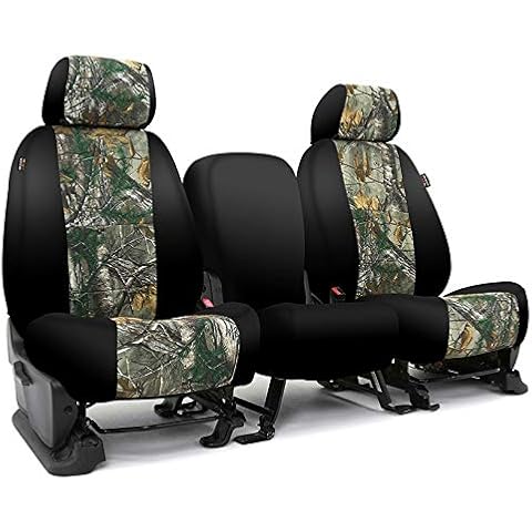 Tailored Seat Covers Neosupreme Camo Realtree Xtra with Black Sides for 2015-2018 Ford Truck F-150/250/350 NO SuperDuty Cover