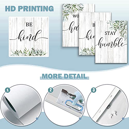Inspirational Wall Art For Office Canvas Wall Art Positive Quote, Office Motivational Wall Decor, Positive Motivational Artwork Framed Set Of 3 Prints, Inspirational Wall Art Poster Prints (12X16Inchx3Pcs) #TOP4