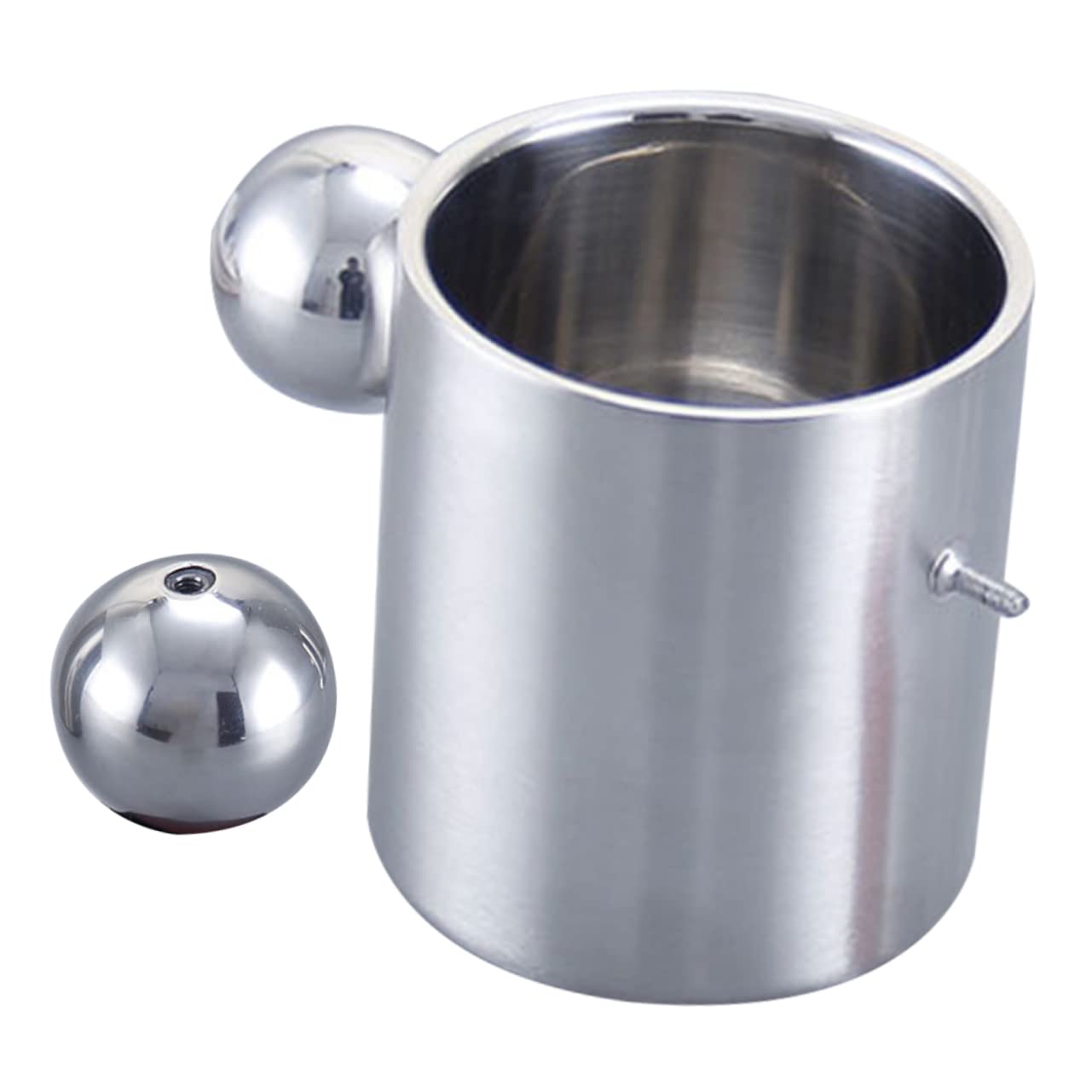TOYANDONA 2 Stück Doppelwandiger Becher aus Edelstahl Camping Trinken Lager Tassen mit kaffeetassen Wasserbecher Lagerbecher tragbarer Trinkbecher Lagerpokal Rostfreier Stahl
