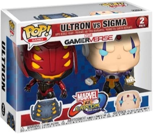 Miniatura 2 de Marvel vs. Capcom Infinite POP! Games - Figura de vinilo (2 unidades, Ultron vs. Sigma, 3.5 in)