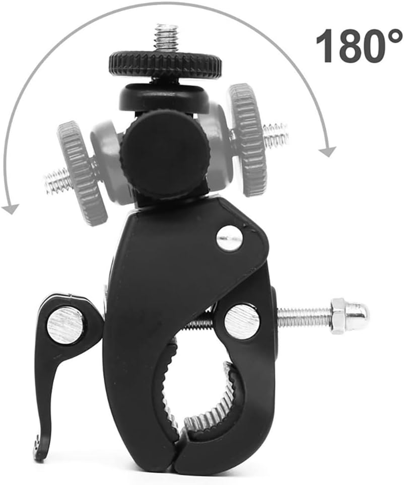Screw Tripod Clamp Stand Sport Camera Holder Bicycle Mount Clip Holder