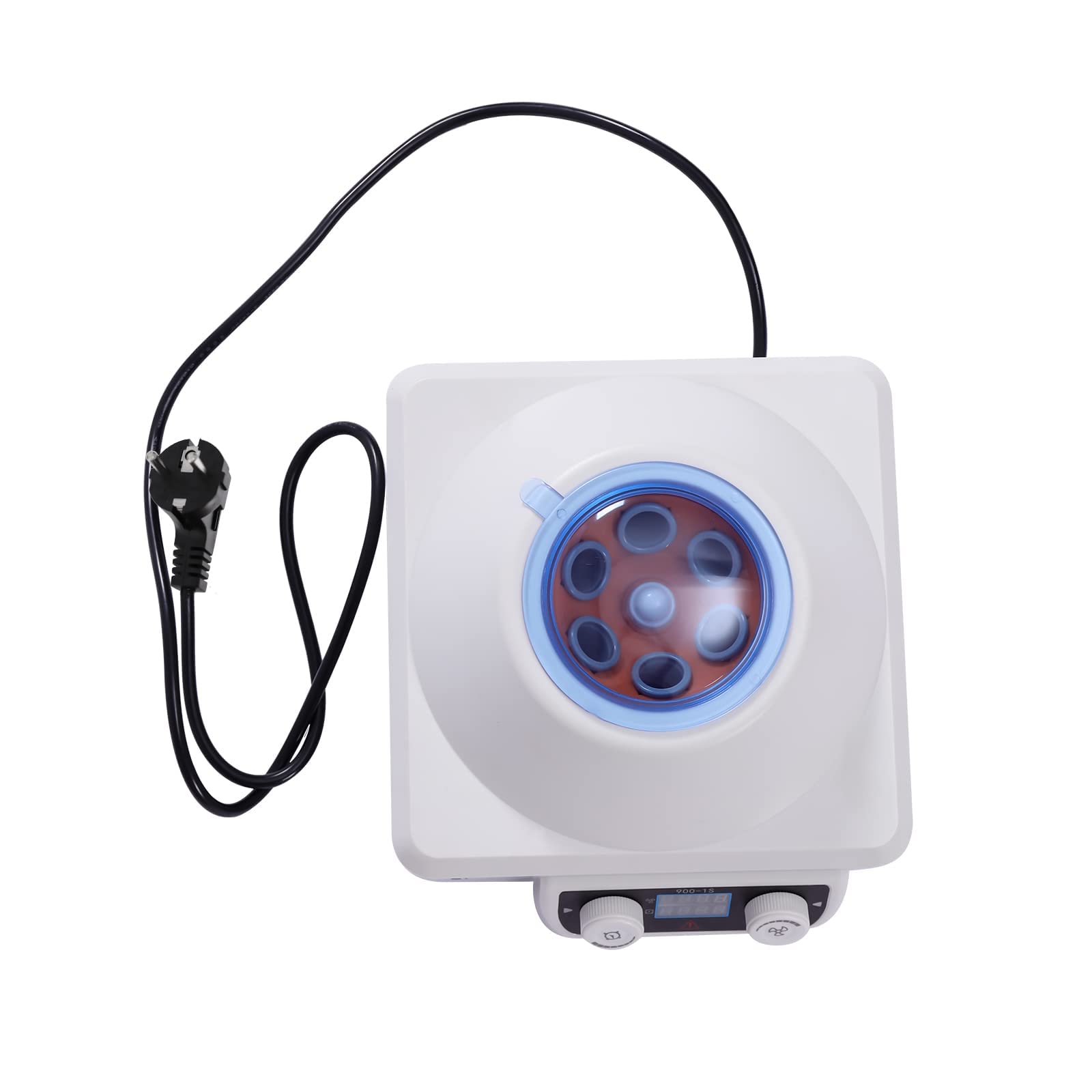 Centrifugadora eléctrica de escritorio LCD digital 10 ml x 6 rotores velocidad ajustable para laboratorio