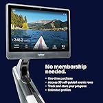 Hydrow Core Rowing Machine - No Membership Required | Immersive 22" HD Rotating Screen - Stows Upright | 30 Self-Guided Scenic Rows Included - Image 2