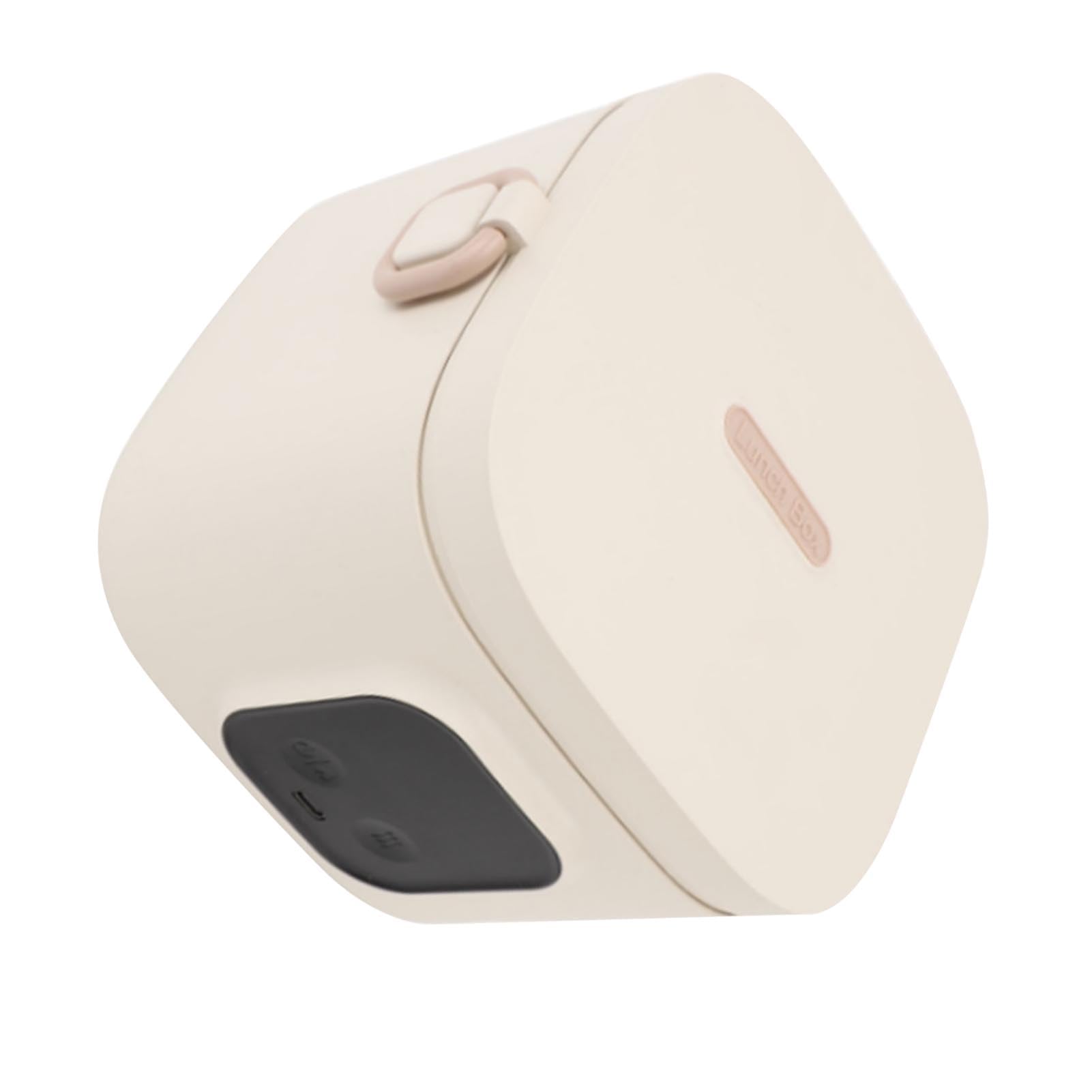 eléctrica calentador de alimentos 500ml 304 acero inoxidable temperatura ajustable calentador de almuerzo portátil recargable