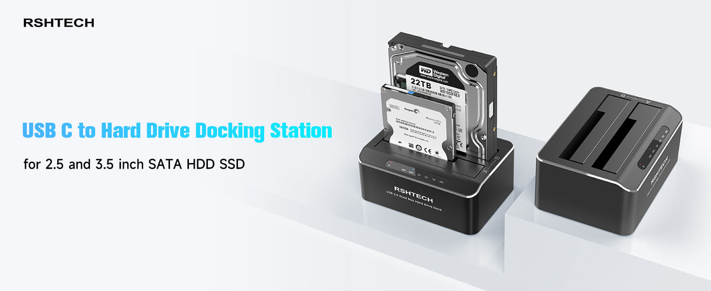 Amazon.com: RSHTECH USB-C/USB 3.0 to SATA Dual Bay Hard Drive
