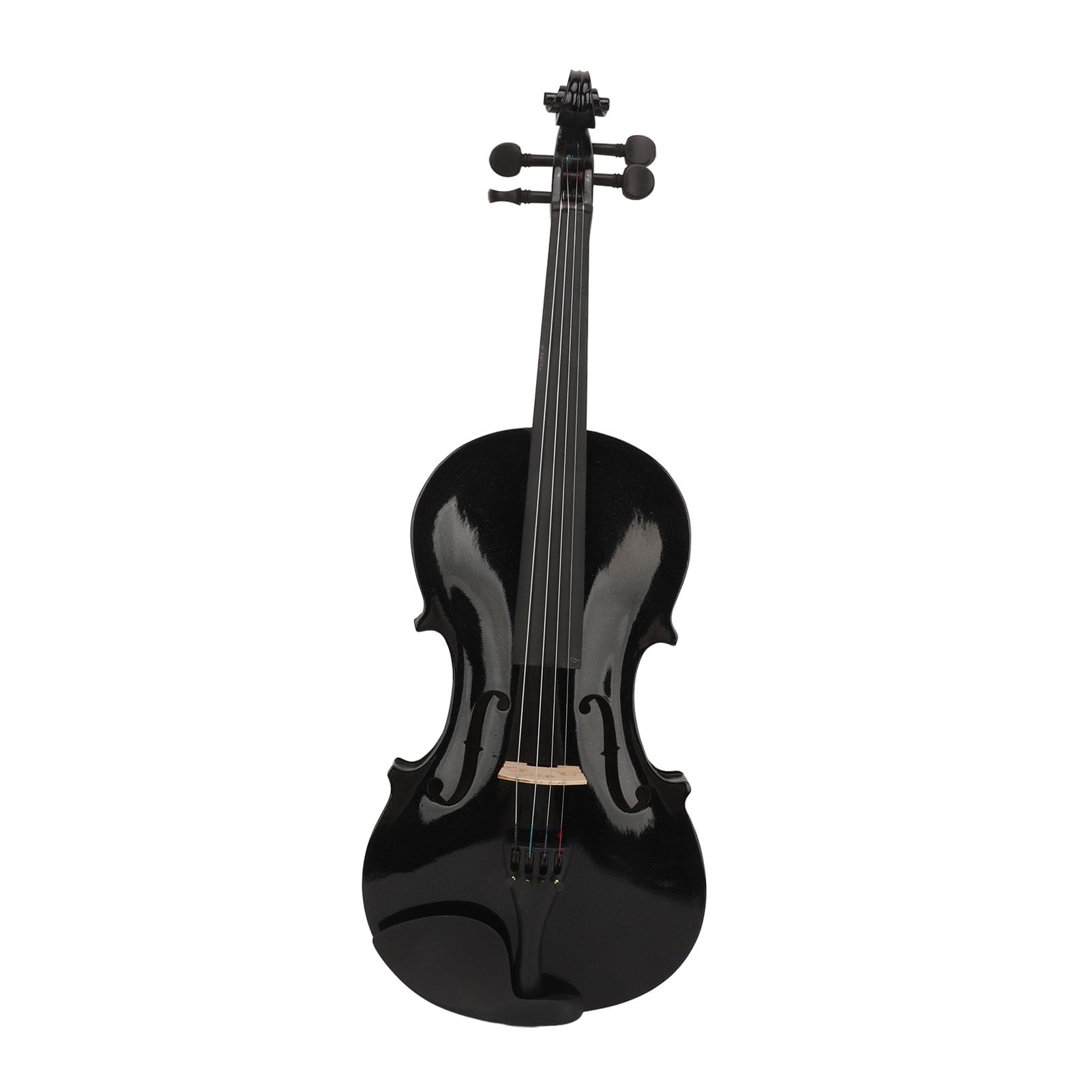Asixxsix Violino Acustico 4/4 a Grandezza Naturale per Principianti Adulti, Kit Iniziale di Violino in Legno Massello di Tiglio con Custodia Rigida, Archetto, Colofonia, Poggiaspalla, Accordatore,
