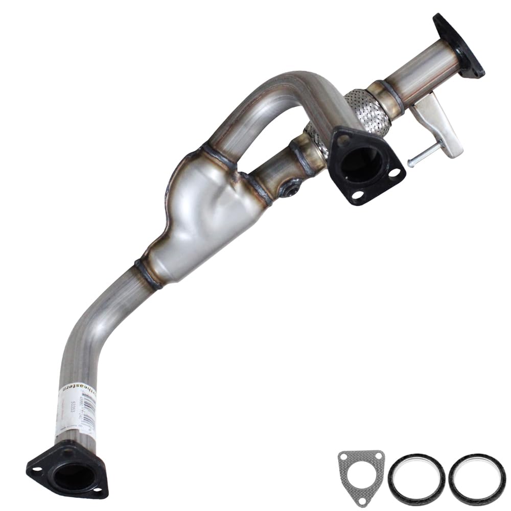 Northeastern Exhaust | Stainless Steel Exhaust Front Flex Pipe Compatible for Acura TL 1999-2003 | Acura CL 2001-2003 3.2L | Free Gaskets Included |
