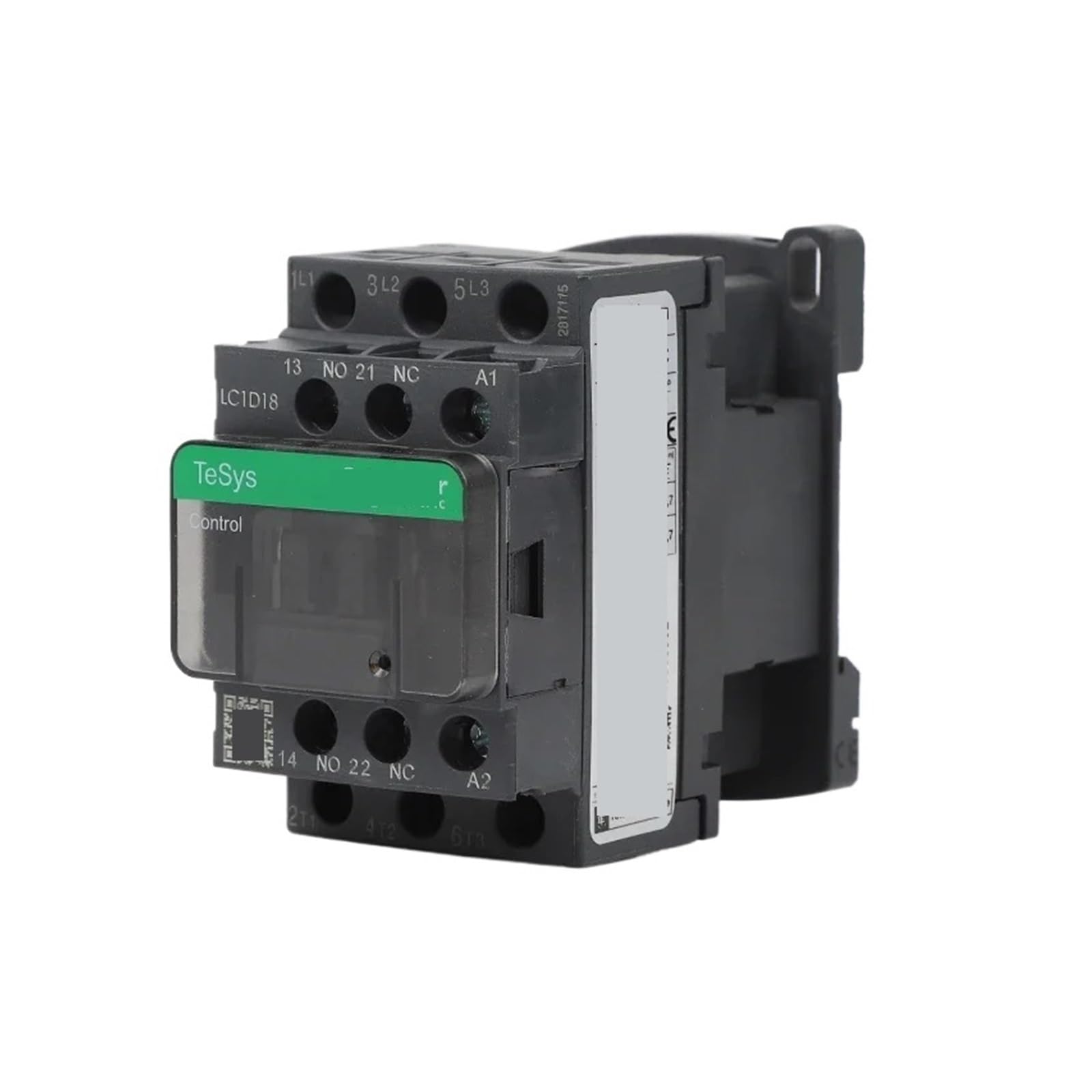 HUUOQIWY AC contactor AC LC1D12 AC LC1D18 AC LC1D25 Three-Phase AC 24V 48V 110V 220V 380V(48v,AC LC1D18)