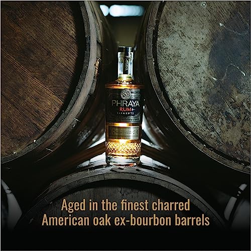 PHRAYA Elements, Premium Gold Rum, Aged in Oak Barrels, Crafted In Central West Region of The Kingdom of Thailand, Gentle Spices, Leaving a Warm Lingering Finish, 40% vol, 70 cl PHRAYA Elements, Premium Gold Rum, Aged in Oak Barrels, Crafted In Central West Region of The Kingdom of Thailand, Gentle Spices, Leaving a Warm Lingering Finish, 40% vol, 70 cl – Phraya