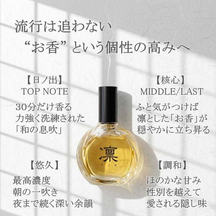 Amazon | 凛 香水 白檀のお香の香り 独自製法の本格和香 EDP 30mL | 凛